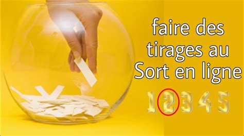 Systèmes de tirage au sort .